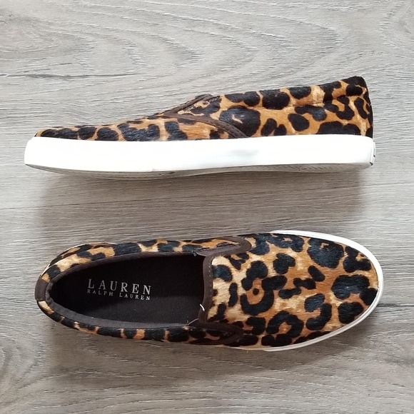 ralph lauren leopard shoes